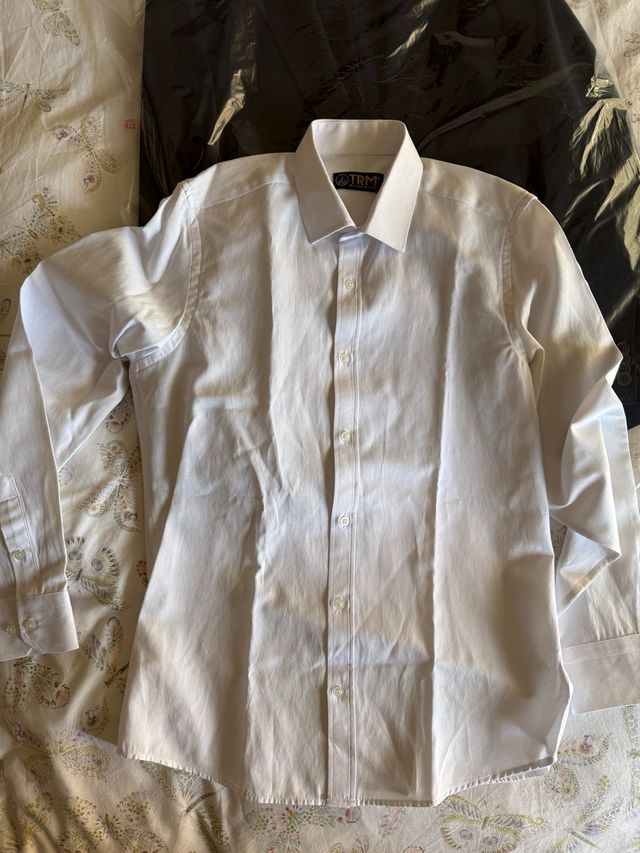 Traje Juvenil Roberto Bassi Azul con camisa