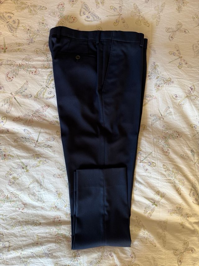 Traje Juvenil Roberto Bassi Azul con camisa