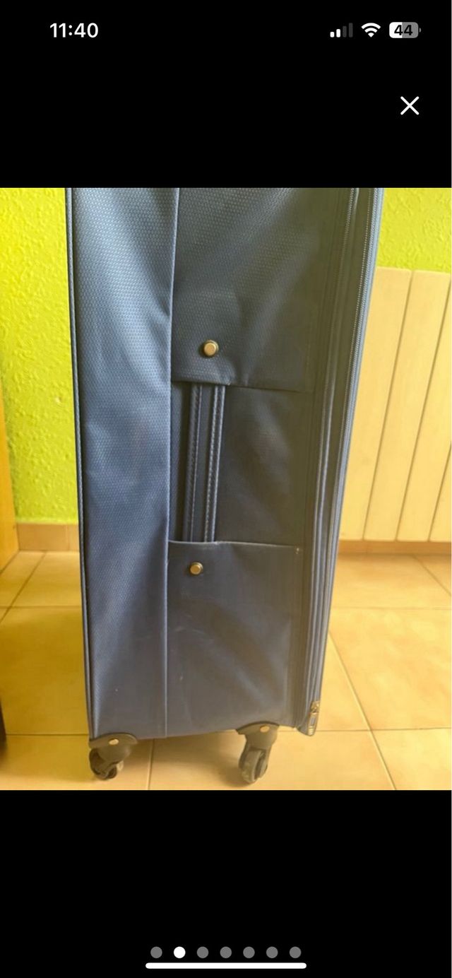 Maleta John Travel Gris