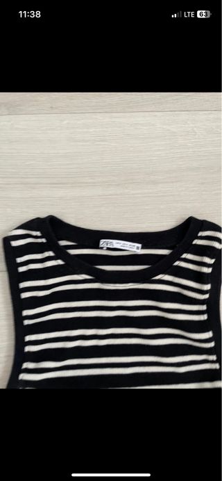 Top Rayas Zara Talla XS