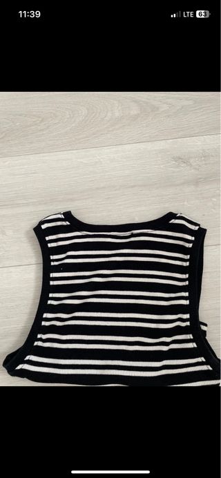 Top Rayas Zara Talla XS