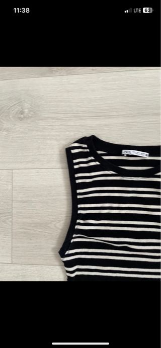 Top Rayas Zara Talla XS