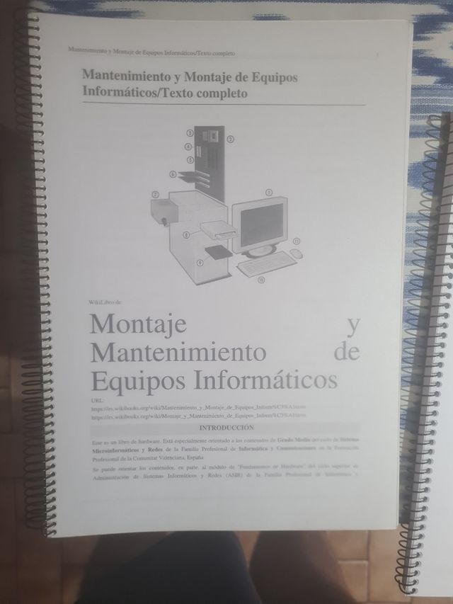 montaje y mantenimiento de equipos