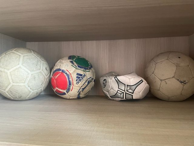 Palloni da calcio usati