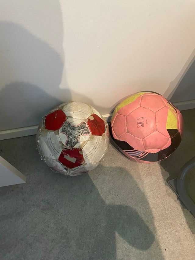 Palloni da calcio usati
