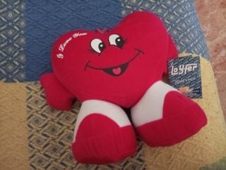 Corazón de peluche I Love You