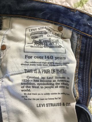 Pantalón Levi’s 505 Talla 28