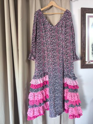 Traje de flamenca con volantes