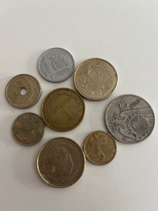 Lote de monedas antiguas