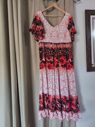 Vestido Flamenco Estampado