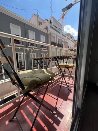 Mesa y 2 Sillas Terraza Madera con Cojines ? IKEA 