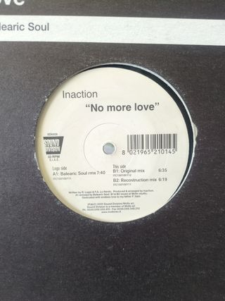 Vinilo Inaction - No More Love