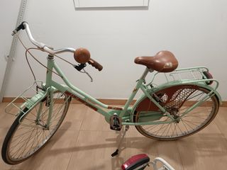 Bicicleta Holland Crown Verde Agua
