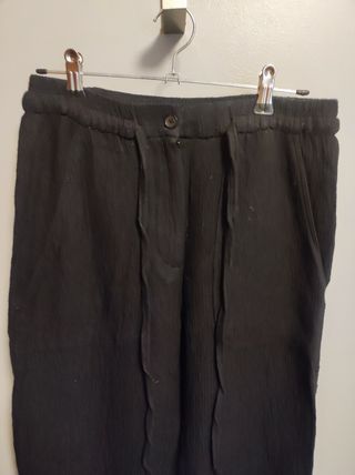 Pantalón ancho negro