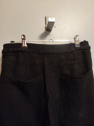 Pantalón ancho negro