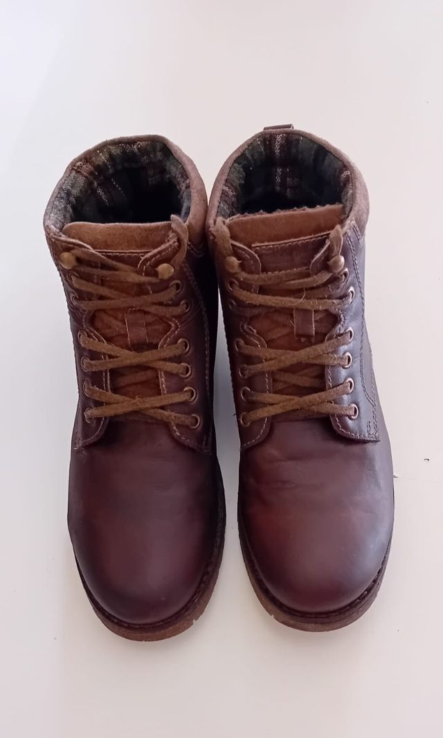 Botas de Piel Marrones Talla 41