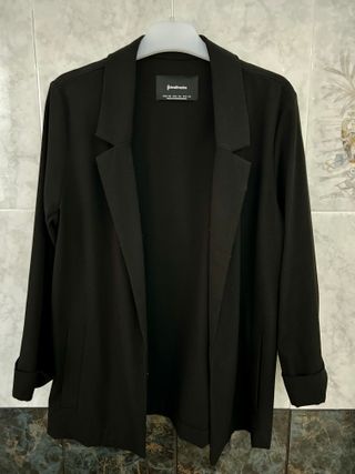 Blazer Stradivarius Negra Talla XS