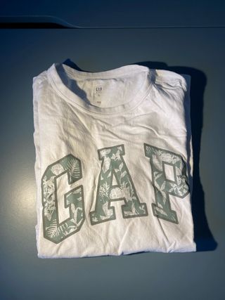 Camiseta GAP Niño Blanca Estampada