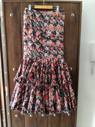 Falda flamenca flores
