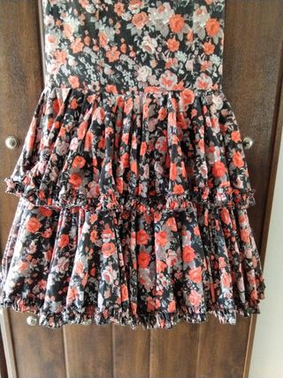 Falda flamenca flores