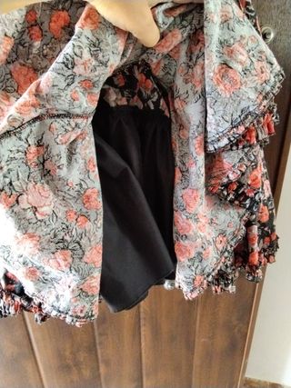 Falda flamenca flores