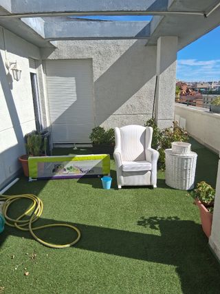 Conjunto: Sillón, Cesto, Barrera, Papelera