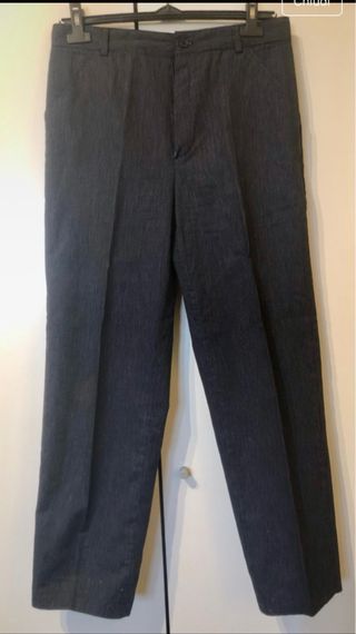 Completo blu notte gessato Manuel taglia 46