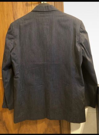 Completo blu notte gessato Manuel taglia 46