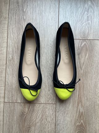 Bailarinas Bimba y Lola Piel Negra y Amarillas