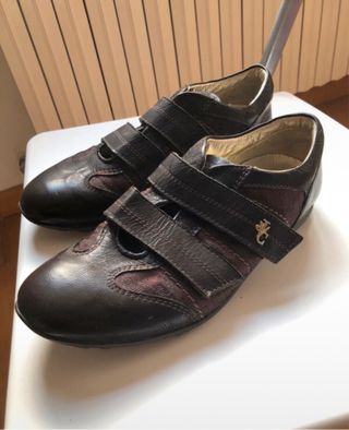 Scarpe basse Versace Jeans Couture marroni