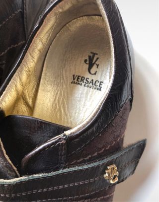 Scarpe basse Versace Jeans Couture marroni