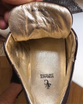 Scarpe basse Versace Jeans Couture marroni