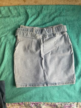 Faldas vaqueras azules