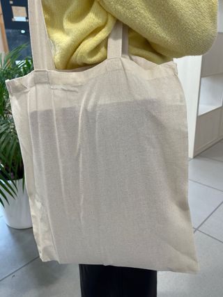 60 Bolsas de Tela Beige