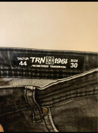 Jeans grigi Terranova regular fit uomo taglia M
