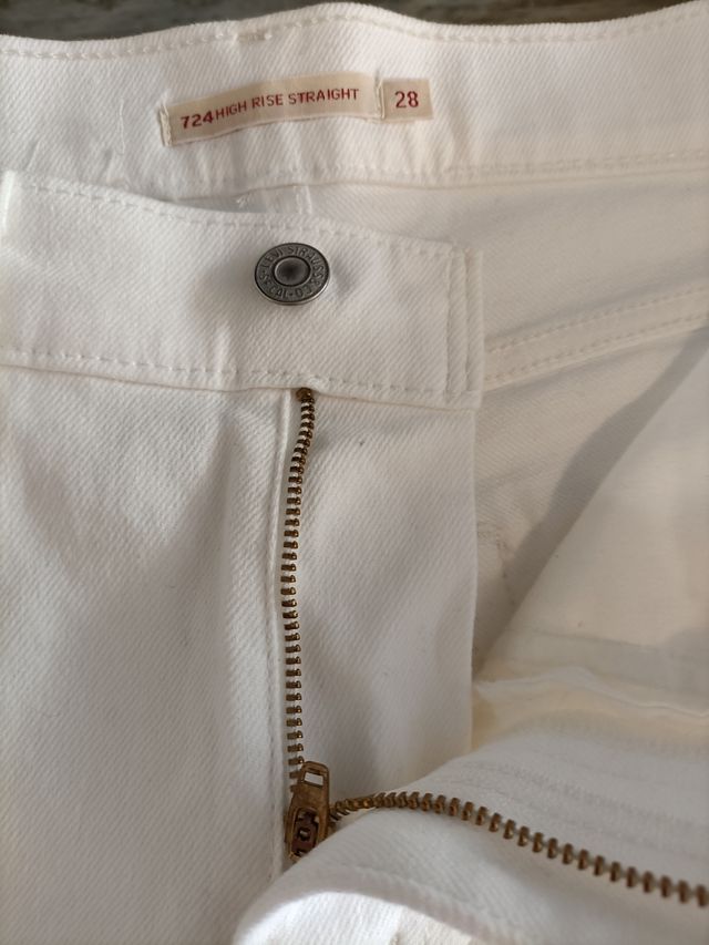 Levi's 724 Mujer Blancos