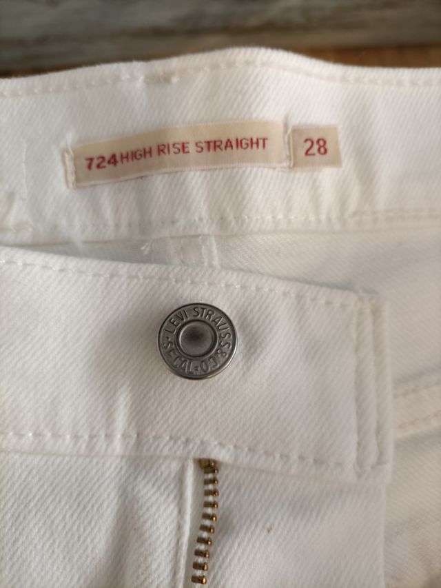 Levi's 724 Mujer Blancos