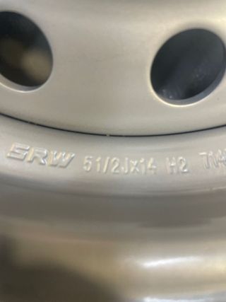 Rueda caravana 185/65R14 93 Ncompleta