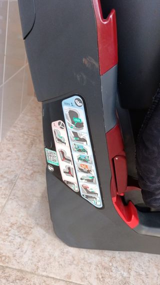 Silla de coche Römer negra