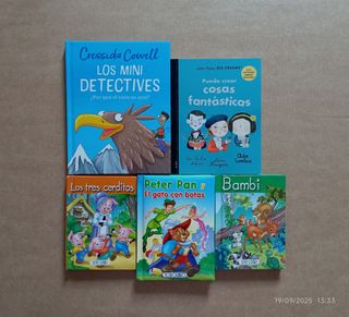 Lote de 5 libros infantiles