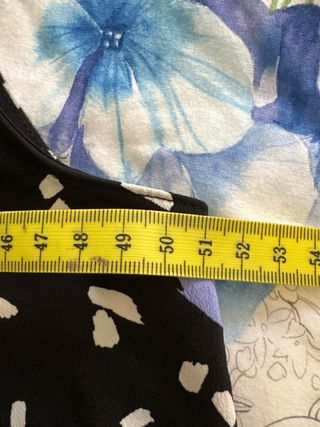 Bimba y Lola Blusa Negra Estampada Morado