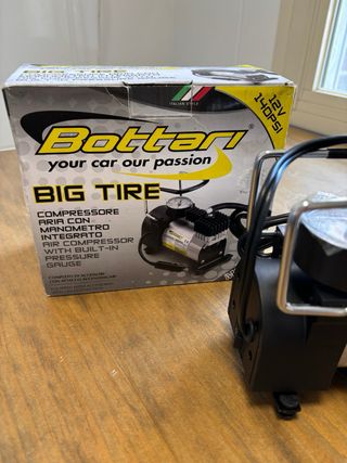 Compresor Aire Coche 12V Bottari 140PSI