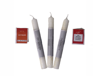 Velas Ajo Macho con Hierbas Naturales (3)