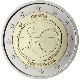 2 Monedas 2 euros España 2009 EMU