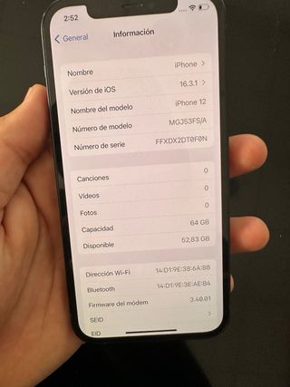 iPhone 12 Negro