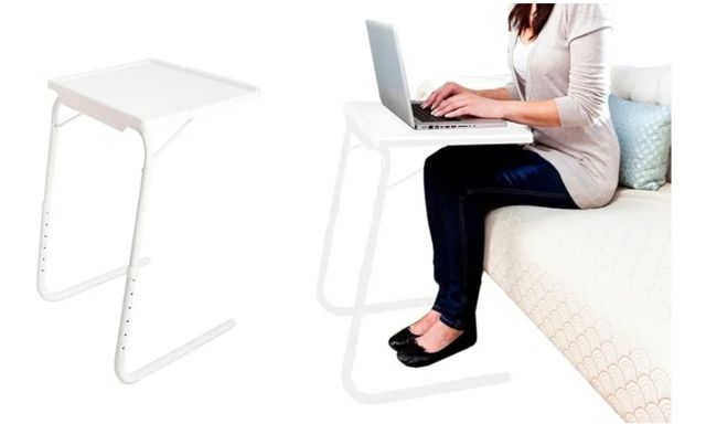 Mesa Auxiliar Plegable Houseware Blanca