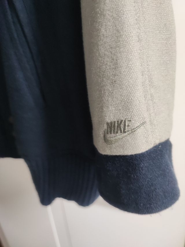 Cazadora Béisbol Nike XXXL Azul/Gris.