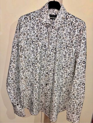 Camicia fantasia floreale uomo