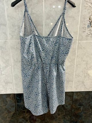 Mono corto SHEIN flores azul Talla XS