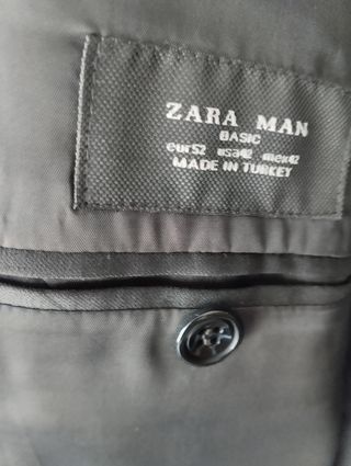 Traje de hombre negro